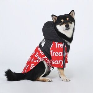 Hypebeast Pupreme dog jacket small RED